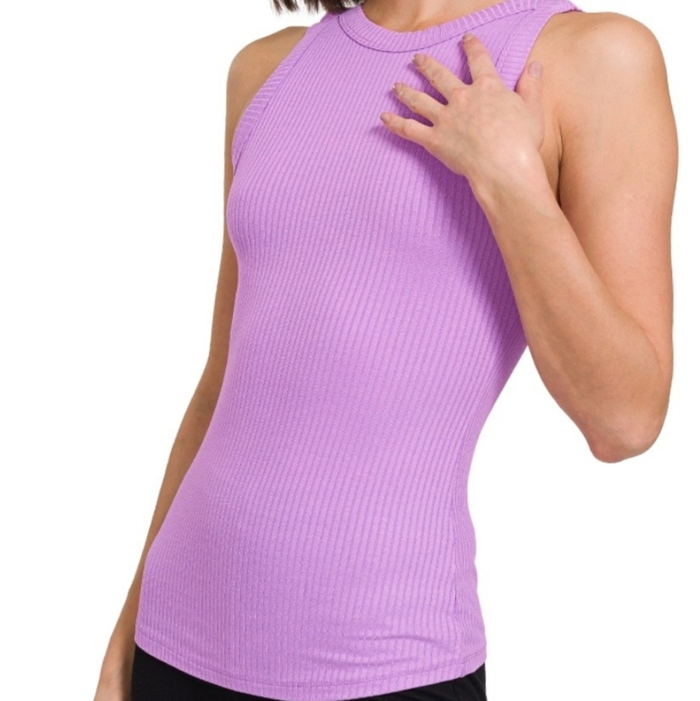 Zenana Purple, Pink Or Blue Tank Tops